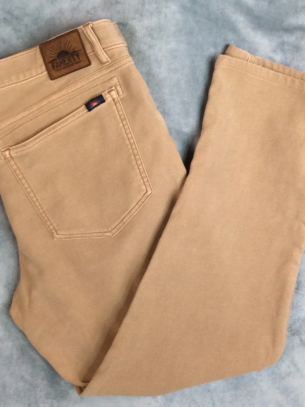 Faherty Men's Khaki Tan Chino Pants